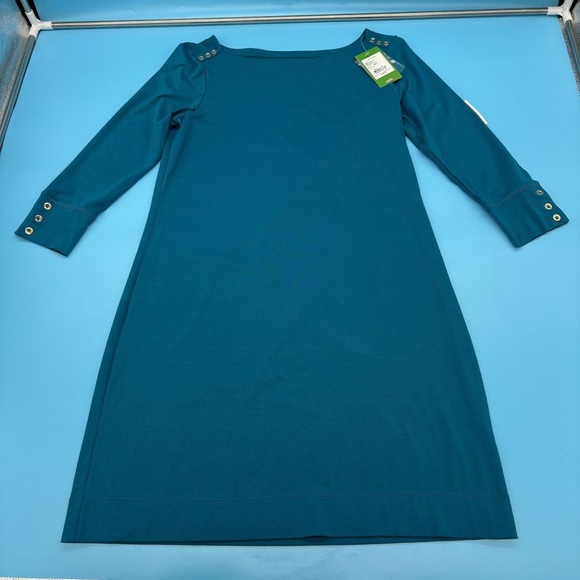 Lilly Pulitzer Sophie Women’s UPF 50+ Dress 3/4 Sleeve Tidal Wave Size Med. NWT - Picture 2 of 15